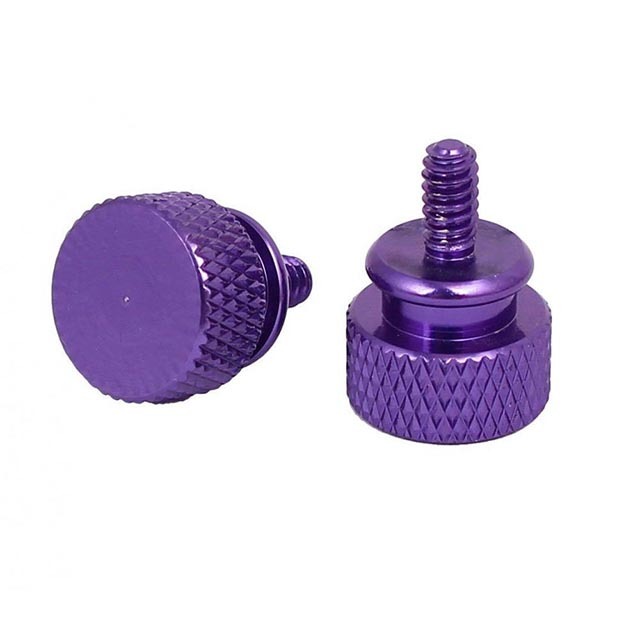 M3M4M5M6 Colorful Aluminum Computer Case Screws Knurled Thumb Screws