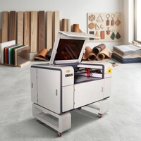 Machine de découpe et de gravure laser CO2 60W/80W 600x400mm avec refroidissement par eau et contrôle CNC Ruida pour acrylique et bois