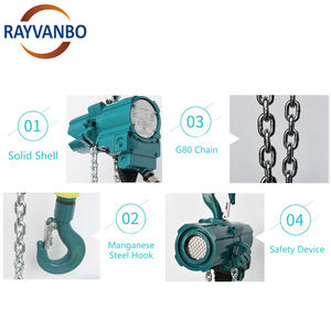 0.5/1 T 2T 3T 6T 10t <span class=keywords><strong>16T</strong></span> 20T Palan pneumatique antidéflagrant Palan pneumatique à air Chine Fabricant - Product Image 2