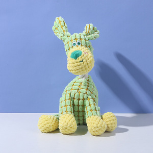Giocattoli per Cani in Cotone Resistente con Suono per Cani Piccoli e Medi, Giocattoli Interattivi in Peluche con Suono per Alleviare la Noia - Product Image 4