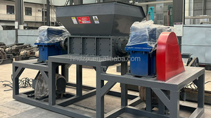 DZJX Large Double-shaft Shredders Are Used in Waste Recycling Stations to <strong>Shred</strong> Plastic and <strong>Rubber</strong> - Product Image 3