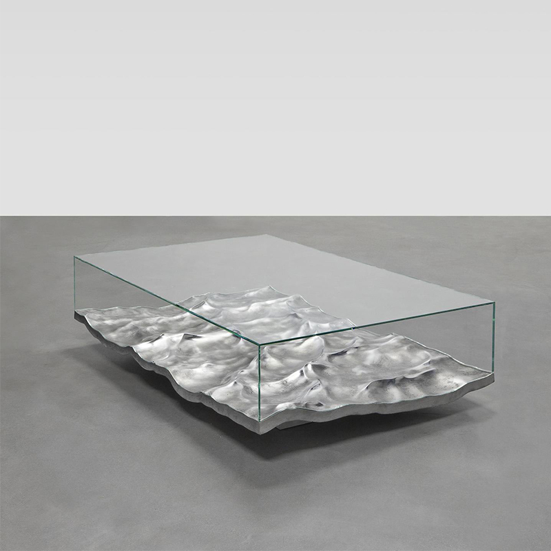 Silver + ultra-clear glass