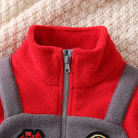 Combinaison de pompier pour bébé TONWHAR, costume pour enfants avec fermeture éclair unidirectionnelle, uniforme pour enfants