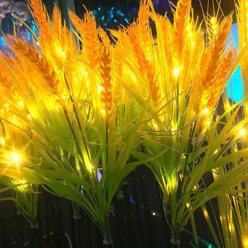 Cross-border New Outdoor Solar Ground Planting Landscape LED Copper Wire Lamp Remote Control IP65 for Courtyard Homestay