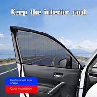 Pare-soleil latéral pliable pour voiture, isolation thermique, protection solaire, visière occultante, couverture de fenêtre pour voitures, SUV, camping, voyages