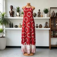 Nouvelle Robe Décontractée Ample Imprimée à Col Halter Grande Taille pour Femmes Africaines – Vente en Gros