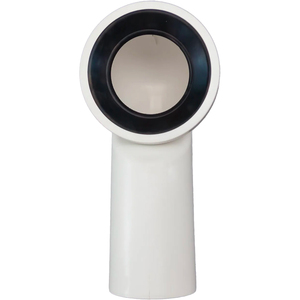 Curva de jarrón de drenaje universal blanco de 90mm con junta Producto de limpiadores de drenaje esenciales - Product Image 5