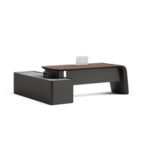 Meubles de bureau commerciaux de luxe modernes de haute qualité Table patron directeur de bureau Table en forme de L bureau et chaise