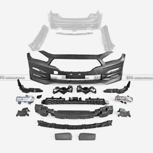 กันชนหน้าแบบ Nismo สำหรับ Infiniti Q50 V37 รุ่นใหม่ พร้อมกระจังหน้า DRL และช่องระบายอากาศ (เหมาะสำหรับรุ่นก่อนและหลังปรับโฉม) - Product Image 1