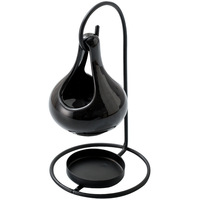 Keramik gantung Pot minyak esensial Burner Tealight tempat lilin