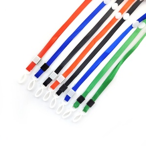 Promotional Solid Blank Plain Colored Exhibition Neck Straps ID Card Holder <b>Lanyards</b> for Name Badge - Product Image 4