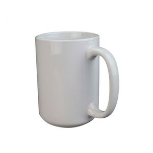 Vente en gros de tasses à sublimation blanches vierges de 15 oz en vrac, avec poignée, tasses à sublimation personnalisées avec logo - Product Image 5