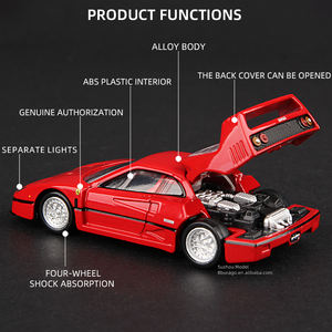 รถโมเดล <span class=keywords><strong>Tomica</strong></span> <span class=keywords><strong>Tomy</strong></span> รุ่นพรีเมียม กล่องดำ ผลิตจากโลหะผสม ของเล่นสะสม รถพกพา สำหรับ F40 F50 SP3 ของขวัญ รถของเล่น - Product Image 2