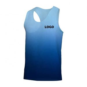 <span class=keywords><strong>Gilet</strong></span> Sportivo da <span class=keywords><strong>Uomo</strong></span> Senza Maniche per Corsa, Asciugatura Rapida, per Atletica e Maratona, Tessuto a Maglia, Tinta Unita, 100% - Product Image 5