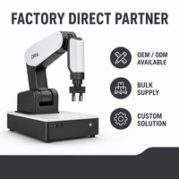 Robot de bureau industriel à 4 axes DR4 pour l'automatisation médicale avec moteur et API pour la manipulation d'échantillons en laboratoire, charge utile de 500 g, portée de 440 mm