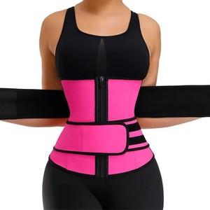 Faja Reductora de Cintura de Neopreno para Mujer, Transpirable, de Spandex, Moldeadora, Deportiva, con Cierre de Botones Ajustable - Product Image 1