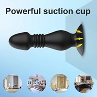 Fernbedienung Teleskop Arsch Anal Buttplug Vibrator Männlich Schub Prostata Massage gerät mit Saugnapf für schwule Männer Masturbation