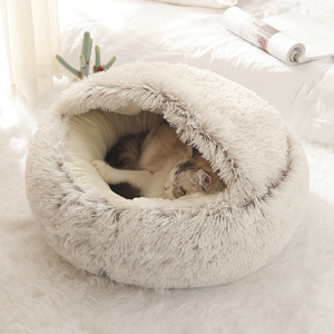 <b>Pet</b> Bed With Cover Washable Donut Cat and Dog <b>Sofa</b> Bed - Product Image 4