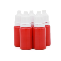 Offre Spéciale couleurs OEM 10ml Mini bouteille d'encre à séchage rapide pour encre photosensible à base d'eau Flash Stamp