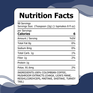 High Quality Mushroom Coffee with Total Fat May Help Enhance Mental Clarity and Overall Focus Support Immune and Stress Relief - Product Image 2