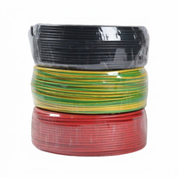 Câbles électriques en PVC cuivre 1,5 mm 2,5 mm 4 mm 6 mm 10 mm 450V 750V pour système solaire