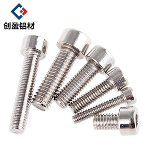 Hex Socket Head Cap Screws Metric Carbon Steel Nickel Plated For Metal Construction Industry GBT 5786 2016 Level 6.8 - Product Image 1