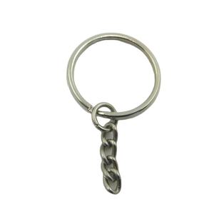 En gros Nickel Porte-clés Fermoir Porte-clés 25mm - Product Image 1