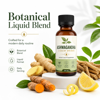 Supplément d'extrait de papaye de cultures vivantes fermentées de haute résistance Ashwagandha de haute qualité boissons liquides Ashwagandha pour adulte