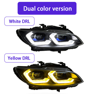 JY para <span class=keywords><strong>BMW</strong></span> Serie <span class=keywords><strong>3</strong></span> E92 E93 M3 2007-2010, Conjunto de Faros Delanteros LED Modificados, Faros Delanteros LED de Doble Color, Conexión Plug and Play - Product Image 2