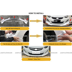 Kit de Carrocería para <span class=keywords><strong>HONDA</strong></span> FIT <span class=keywords><strong>JAZZ</strong></span> GD3 2003 2004 <span class=keywords><strong>2005</strong></span> 2006 2007, Actualización a Versión Deportiva, Parachoques Delantero, Parachoques Trasero, Faldones Laterales, Parrilla - Product Image 5