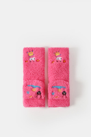 Chaussettes fantaisie antidérapantes à motif animalier, mi-mollet, épaisses, tissées, chaudes pour l'hiver, douces et moelleuses, confortables pour le sommeil et le corps, avec revers confortable