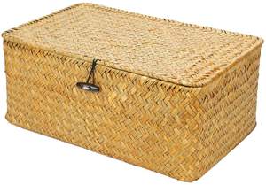 <span class=keywords><strong>Cestas</strong></span> de Almacenamiento Grandes de <span class=keywords><strong>Mimbre</strong></span> Tejido de Alta Calidad, <span class=keywords><strong>Cestas</strong></span> de Almacenamiento de Hierba Marina Natural con Tapa, Venta al por Mayor, <span class=keywords><strong>Baratas</strong></span> - Product Image 2