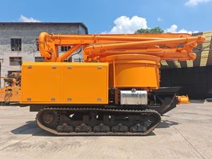 Truk Pompa Beton Mini Beroda Rantai Bertenaga Diesel ML-5015 dengan Komponen Inti Mesin Motor untuk Proyek Konstruksi - Product Image 4