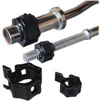 Colliers de serrage pour haltères en plastique antidérapant unisexe de 50 mm, pinces à ressort pour musculation WX190, lot de pièces en provenance de Chine
