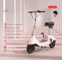 Scooter Eléctrico Plegable Portátil Chino Importado con Asiento, Apto para Adultos, Motor de 560W, Frenos Electrónicos, Alcance de 40km