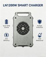 Chargeur de batterie 60V 1200W LNLEE, chargeur intelligent rapide 60V 20A pour scooter électrique avec contrôleur 60V 1200W