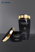 Bouteille Ovale en Plastique PET Premium 250 ml avec Bouchon à Vis pour Shampoing, Gel Douche et Huile Essentielle, Design Élégant pour la Maison et les Voyages