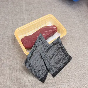 Meat Absorbent Pad for Food Packing Tray Australia Black 7 Days Food Grade and Eco-friendly White, Black 3000pcs/ctn 40ml/pcs