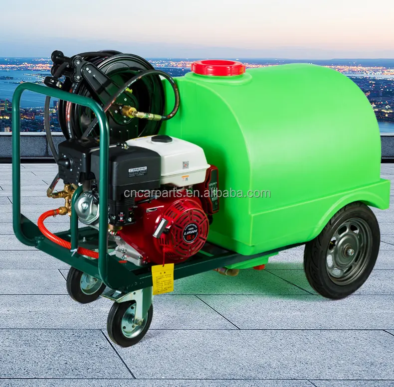 Benzinli motor kamyon basınçlı yıkama pompası su deposu ile 4000 psi