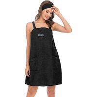 Custom logo Bathroom Wearable Sexy Women SPA Rope Shower Bath Dress Body Wrap Bathrobe Beautiful Ladies Towel