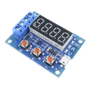 HW-586 1.2v 12v 18650 Li-ion Lithium Battery Capacity Tester Resistance Lead-acid Battery Capacity Meter ZB2L3 Discharge Tester