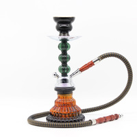 Vente directe usine – Kit complet de chicha arabe, petite taille, en métal, pour bars et KTV, avec un ou deux tuyaux