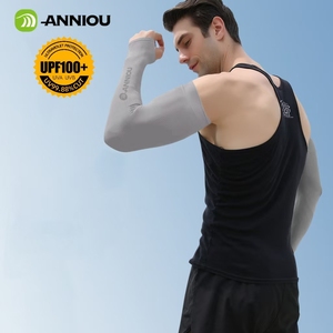 Nguyên Sợi Kem Chống Nắng Cánh Tay Tay Áo 7A Kháng Khuẩn Thuốc Đuổi Muỗi Dệt Kim Băng Tay Áo Người Đàn Ông Ngoài Trời Đi Xe Đạp Tay Áo - Product Image 1