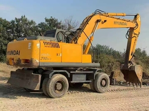 Maquinaria para Movimiento de Tierras Usada en Corea del Sur, Excavadora de Ruedas Hyundai210W-7 de Segunda Mano, Excavadora Hyundai210W-9 - Product Image 2