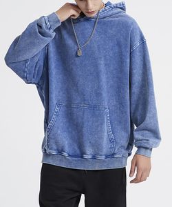 High Quality Heavyweight Men Oversized Hoody Pullover Unlined Fluff Lining Hoodies Custom Print Logo <b>Thick</b> <b>Fleece</b> Hoodie for Men - Product Image 4
