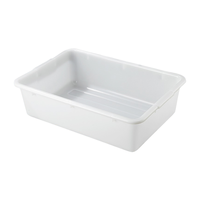 Boîte de transport en plastique écologique en forme de rectangle PP Bus fourre-tout bacs de rangement pour cuisine utilitaire à la maison et au restaurant