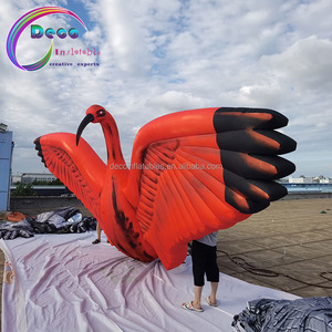 Flamingo <span class=keywords><strong>Inflable</strong></span> <span class=keywords><strong>Gigante</strong></span> Publicitario / Modelo de Animal Grulla Roja de Patas Largas, Grulla Roja <span class=keywords><strong>Inflable</strong></span> - Product Image 4