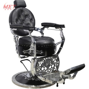 Chaise de barbier avec rotation à 360 degrés et repose-pieds réglable pour la coupe de cheveux, le rasage et le coiffage en salon - Product Image 5