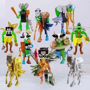 Poupées PVC Monstres Fusion Or & Argent Shan Hai Jing, Jouets pour Enfants, Ornements Décoratifs de Bureau, Vente Chaude à l'Étranger - Product Image 1