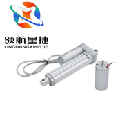 Aktuator Linear Listrik DC 12V Kecil untuk Pembuka Bagasi Mobil, Penyesuaian Kursi, Ringkas, Kecepatan Tinggi, Tahan Air IP65/66, Kipas Otomotif